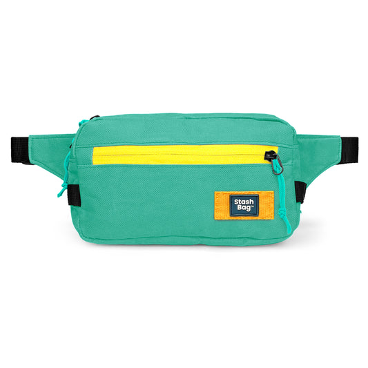 Stash Bag - Go - No.13 (Sjøgrønn/gul)