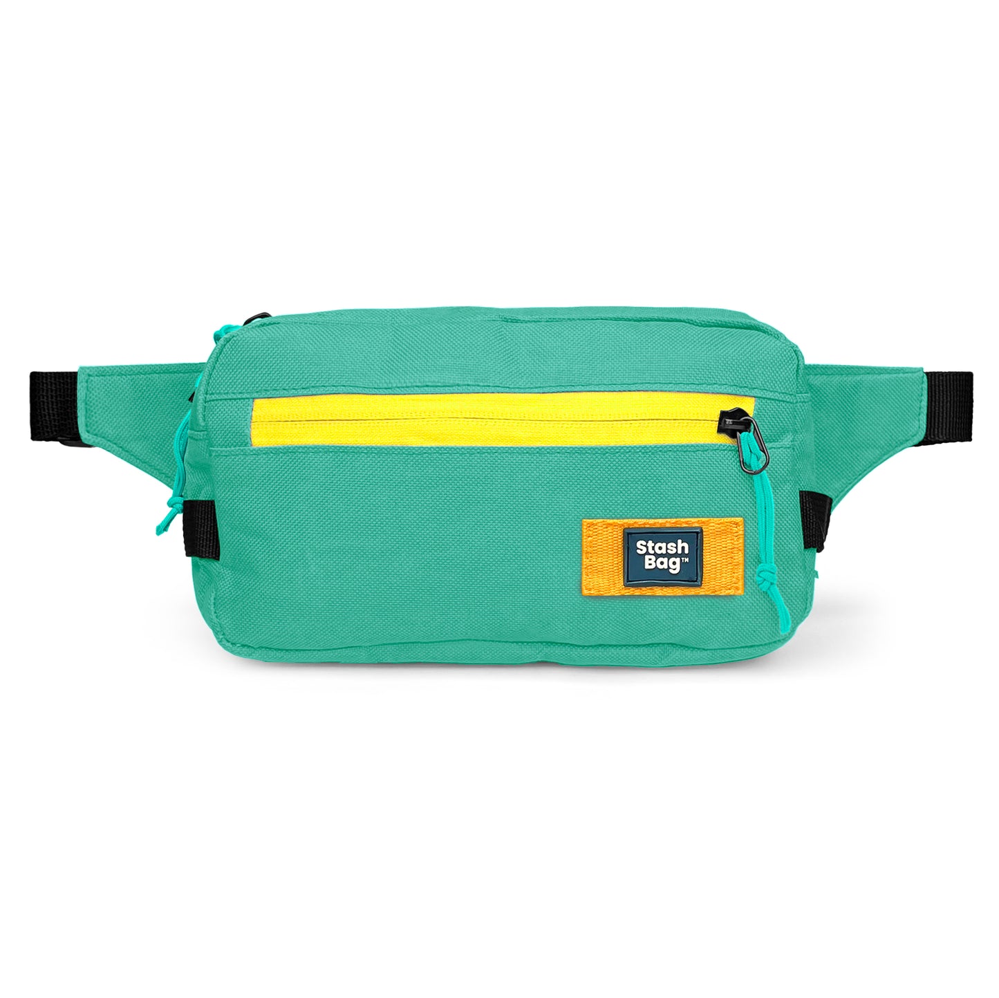 Stash Bag - Go - No.13 (Sjøgrønn/gul)